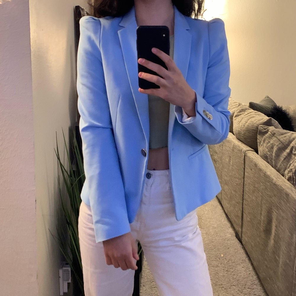 Light blue blazer